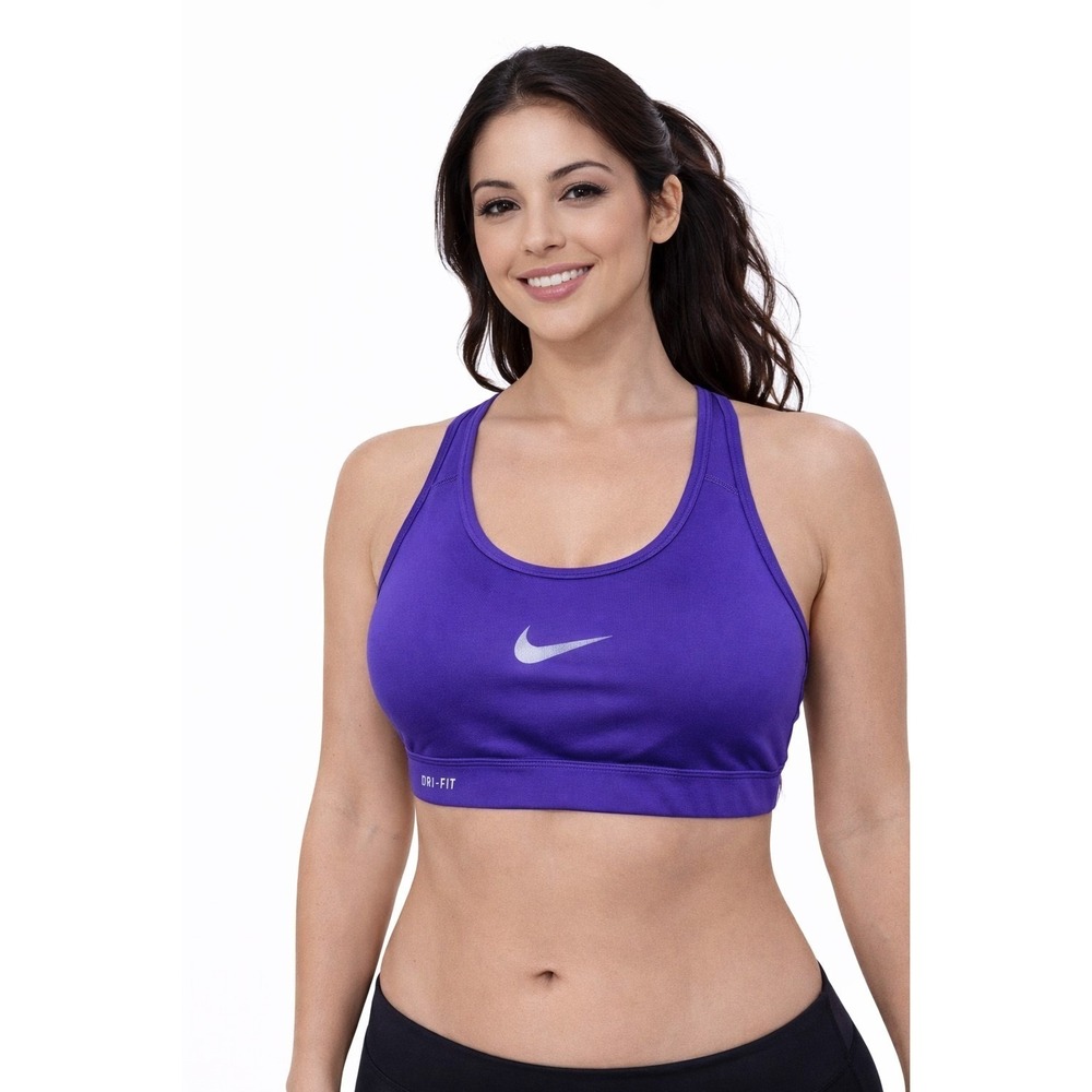 Nike SMALL Dri-fit Purple Racerback Sports Bra